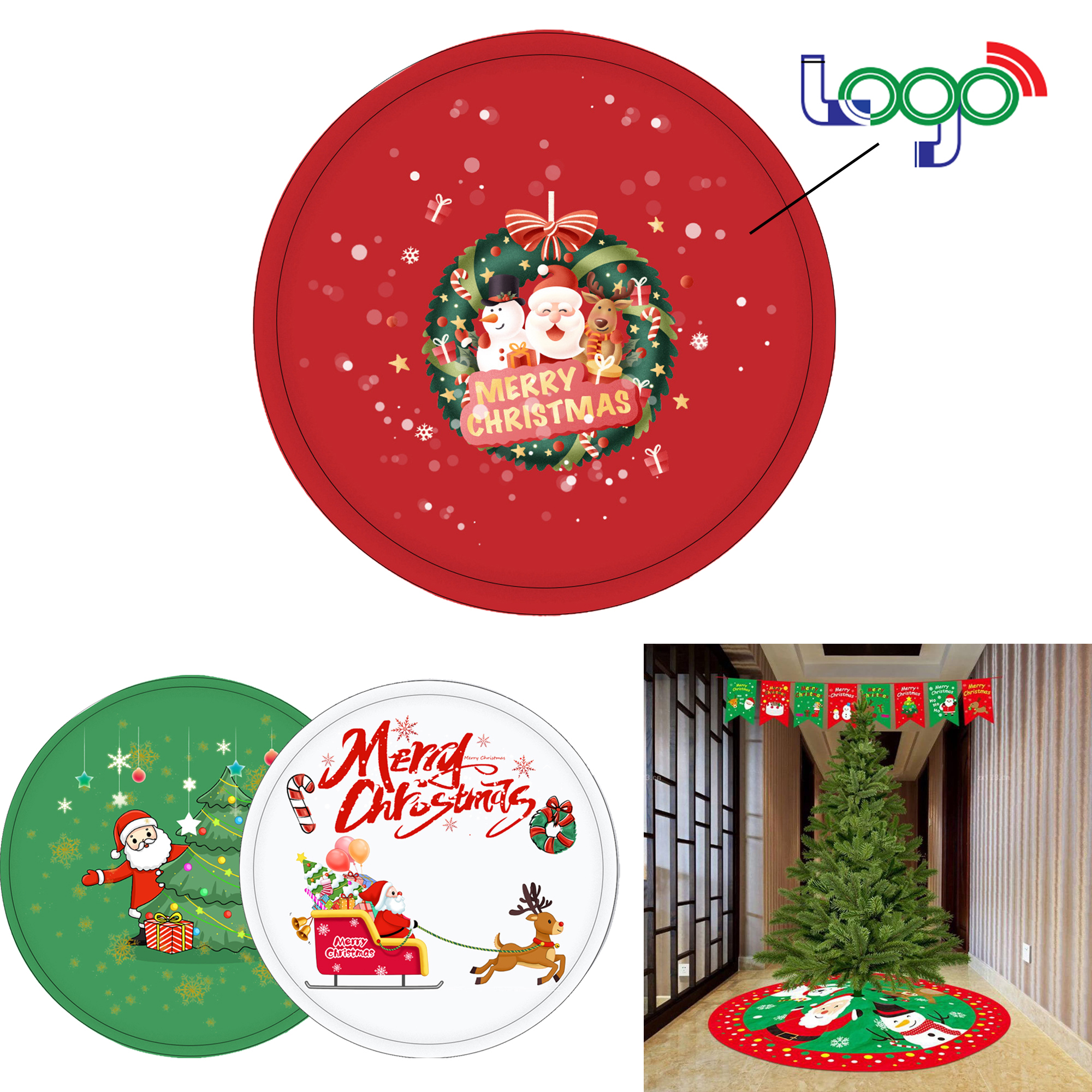 Custom Silicone Anti-Slip Mat for Holiday D??cor and Protection 2