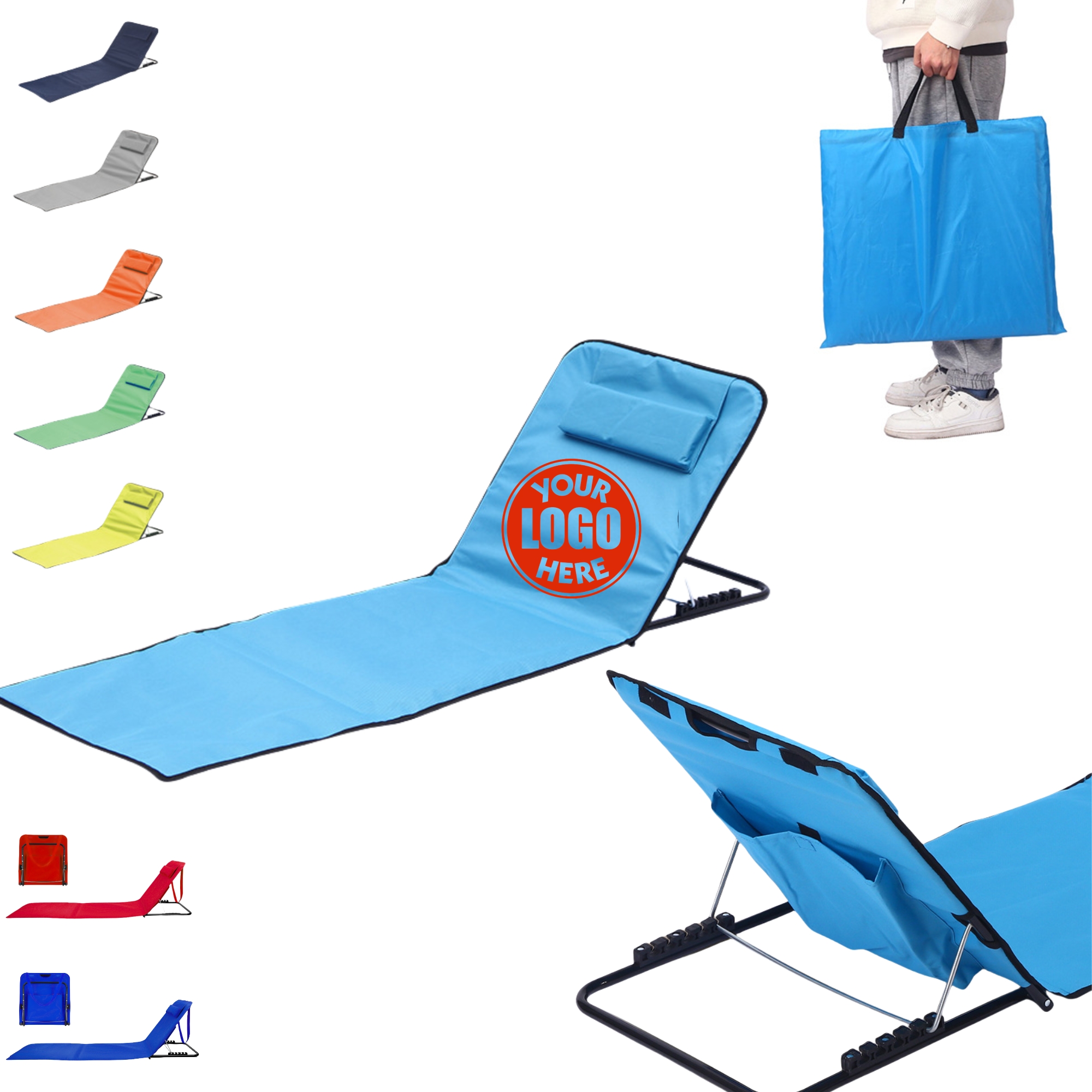 Folding Beach Lounge Chair 7