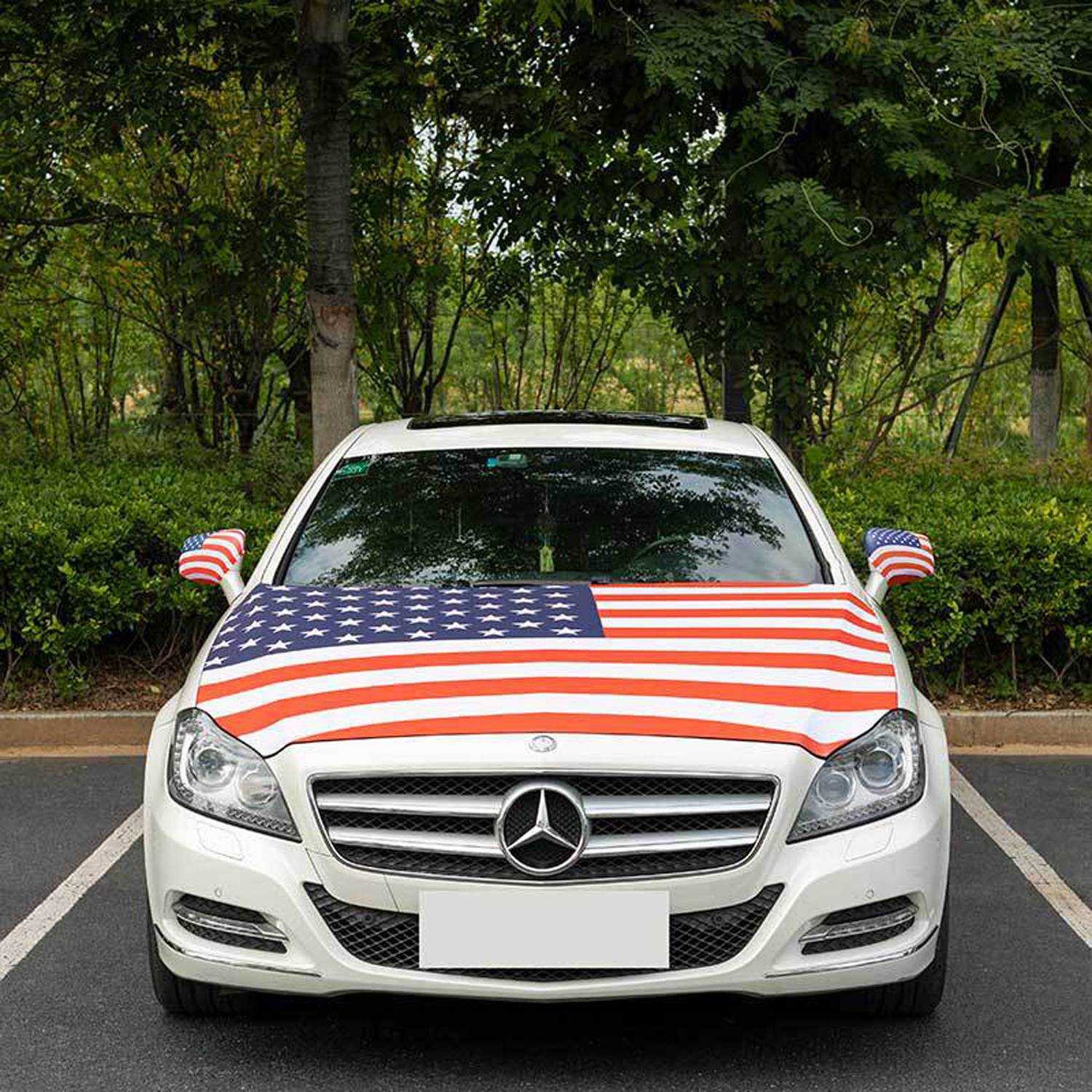 Customized US World Cup Car Decoration Engine Hood Flag 4