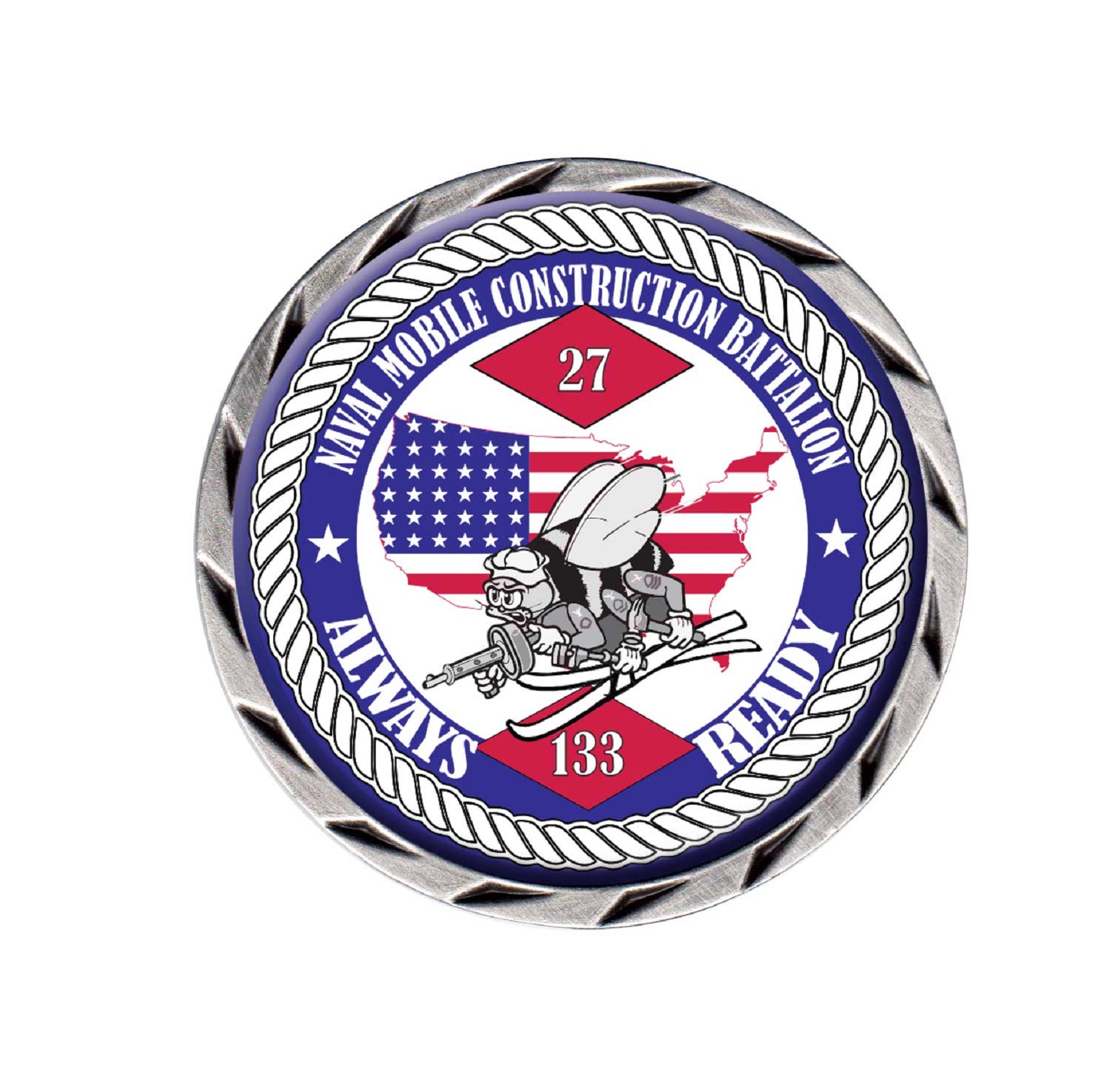 Express 2" Diamond Edge Coin with 1.75" Insert 5