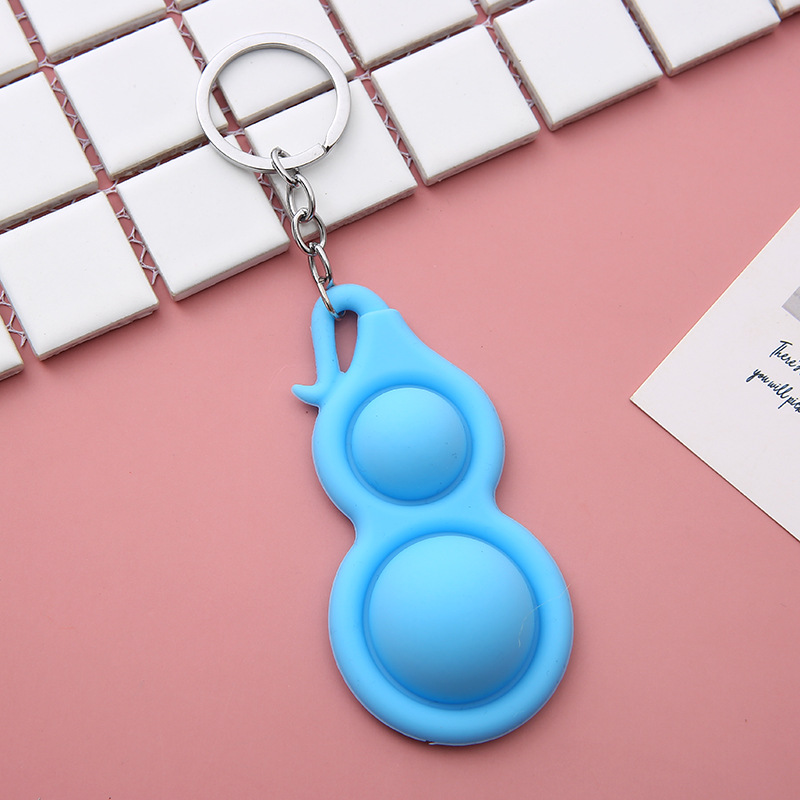 Mini Push Bubble Sensory Fidget Keychain 2