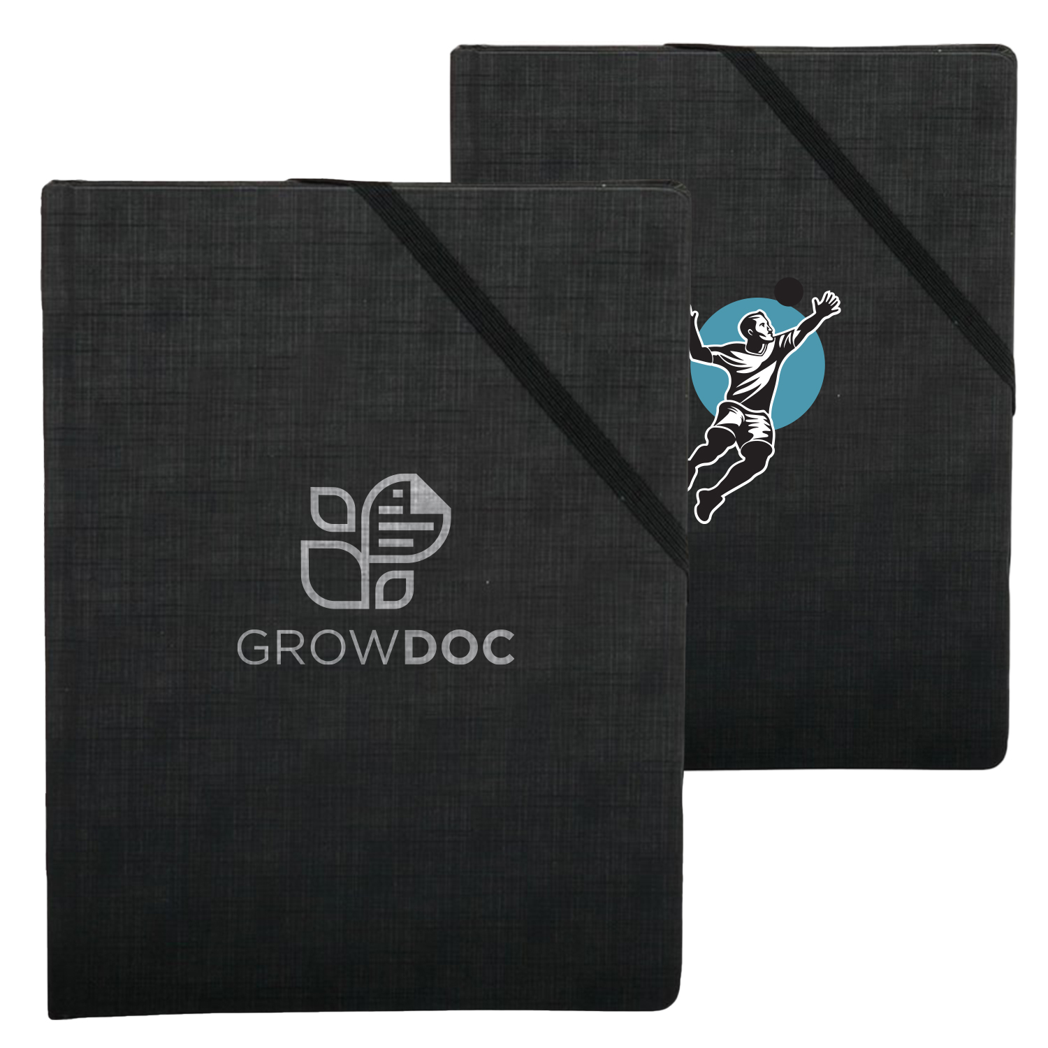Hardcover Journals Notebooks w/ Matching Color Close Corner Band 2