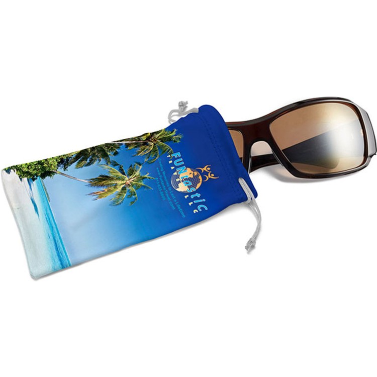 Ultra Opper Fiber® Drawstring Bag - Full Color Full Bleed/Full Wrap (4"x8")