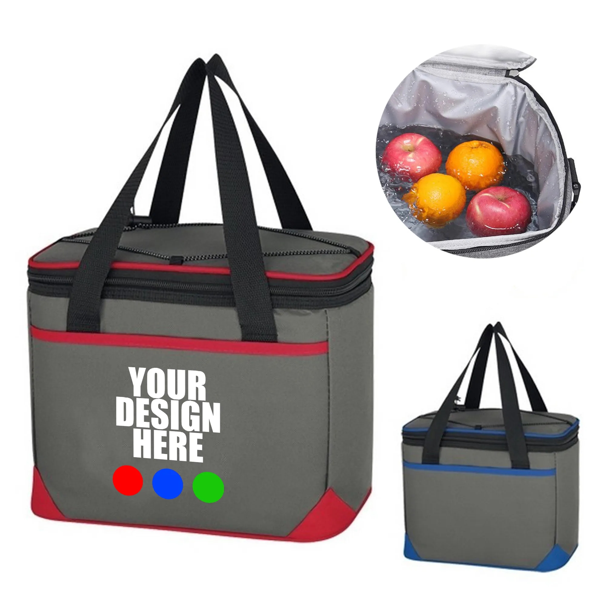 PEVA Cuboid Portable Cooler Bag 2