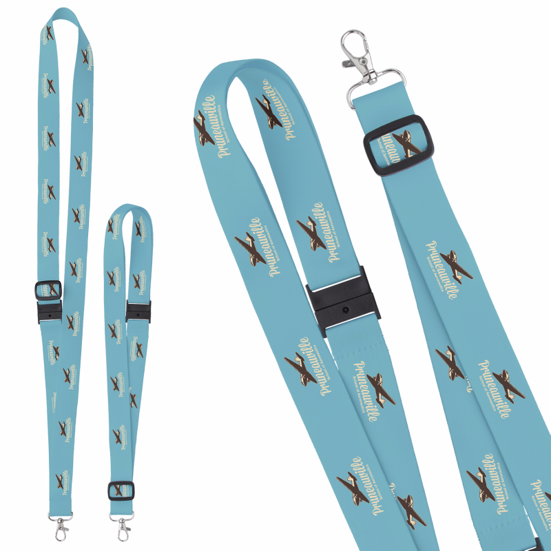 Universal Source® 1" Adjustable Polyester 4 Color Lanyard 5