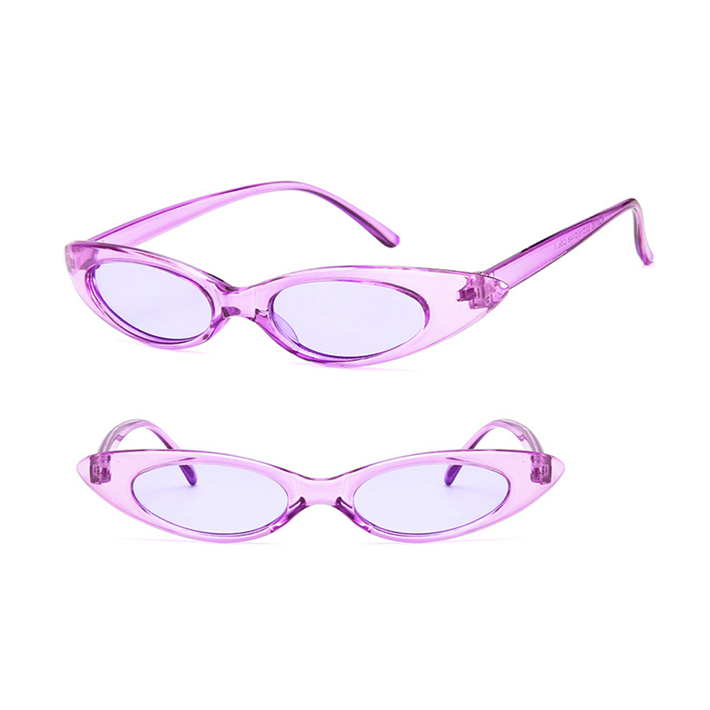 Oval cat eye retro sunglasses 5