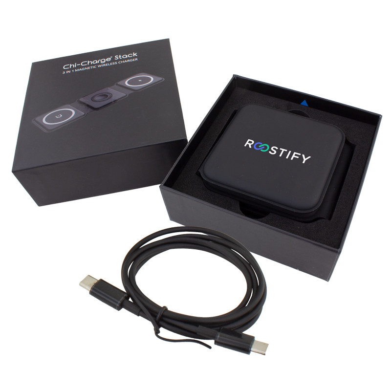 Chi-Charge Stack Foldable 3-IN-1 Fast Charge Mat for Apple and Android 37