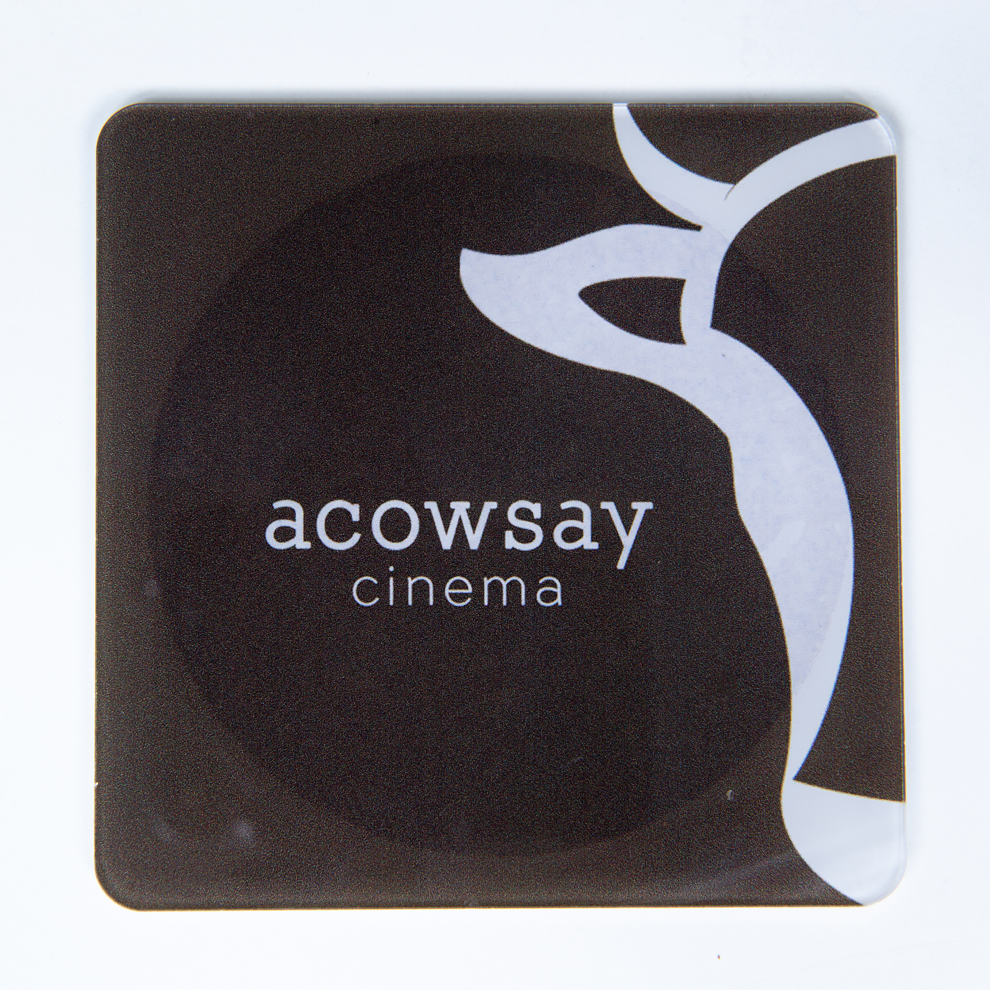 USA Made Square Acrylic Coasters w/Cork Back (3.5")