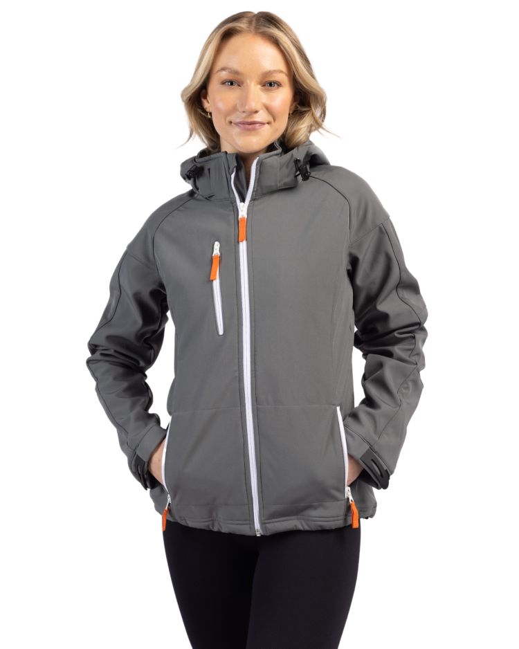 Clique Serac Stretch Softshell Womens Full Zip Jacket 14