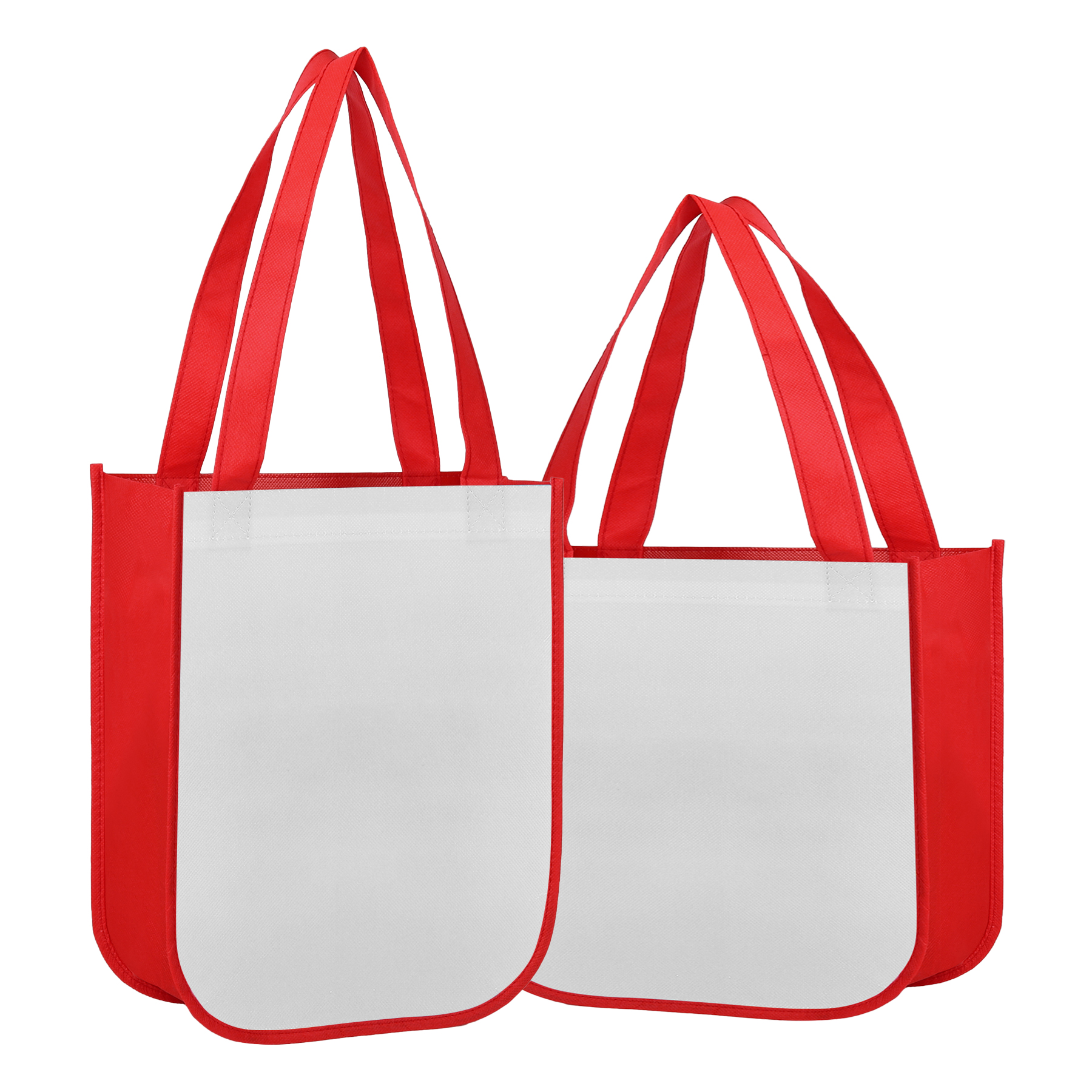 105GSM Full Color Laminated Tote Bag With Round Corner (12'' x 16'' x 6'') 8