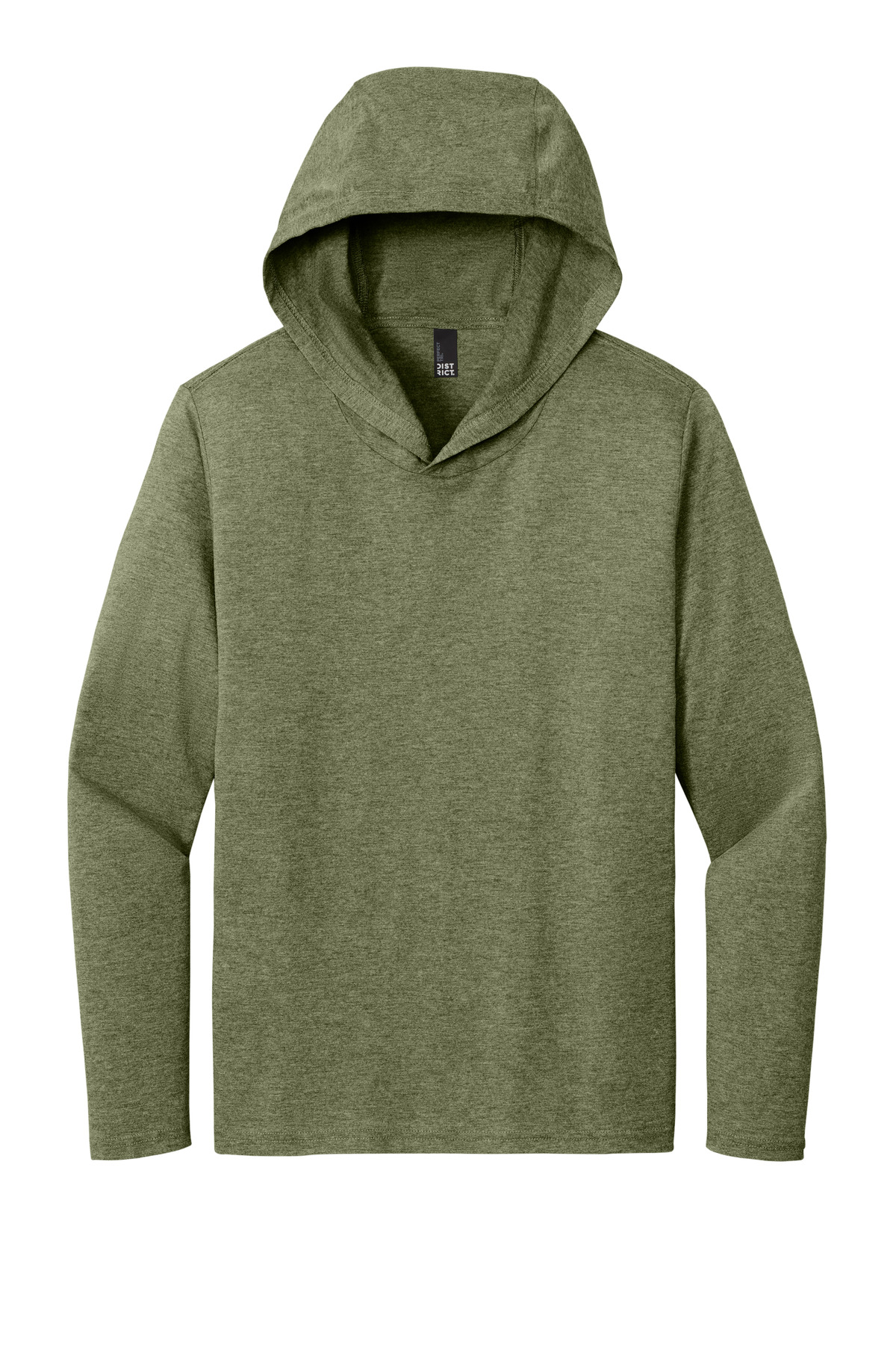 District Perfect Tri Long Sleeve Hoodie. DM139, custom hoodie or sweatshirt with logo imprint 77