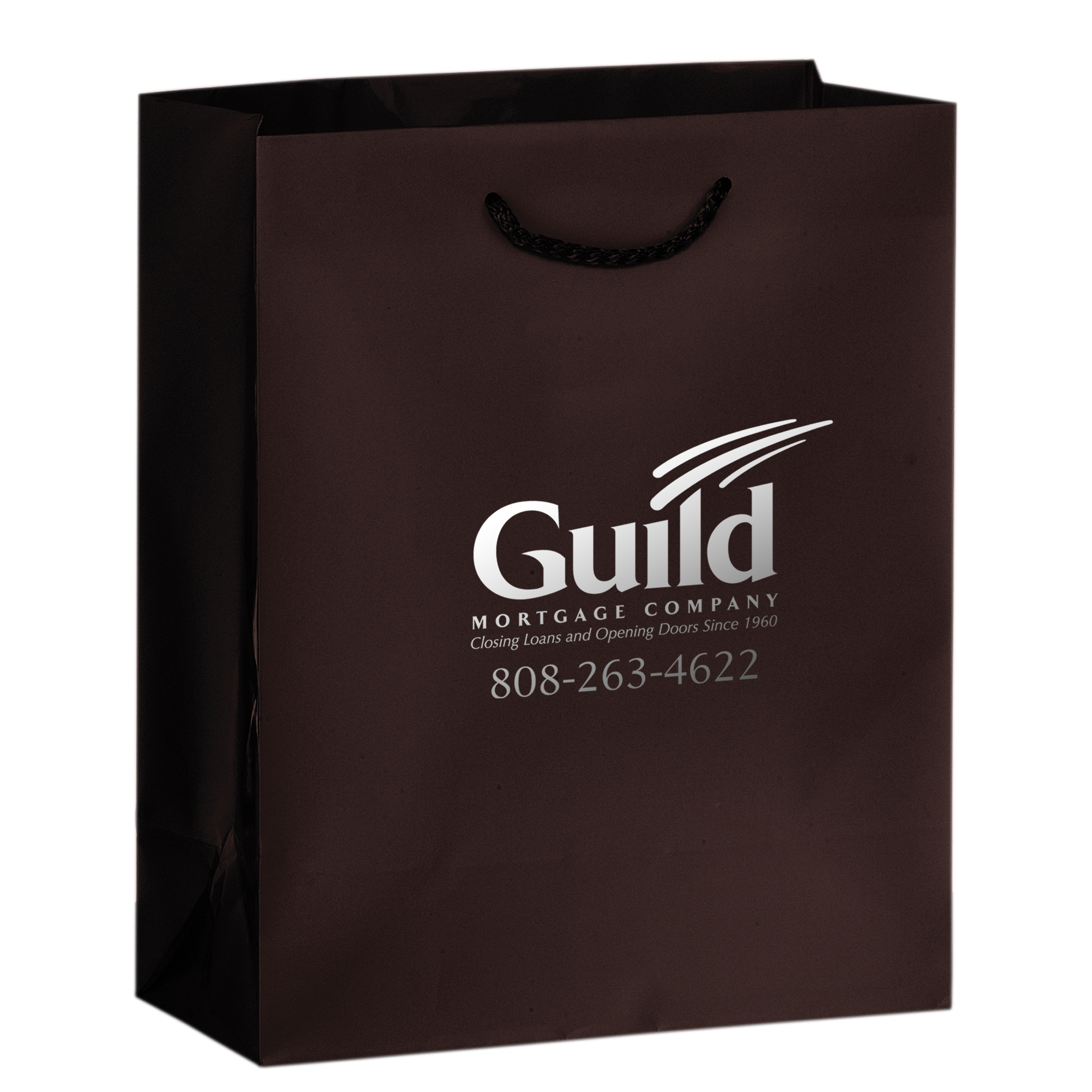 Matte Laminated Euro Tote Bags - Foil Stamped 8