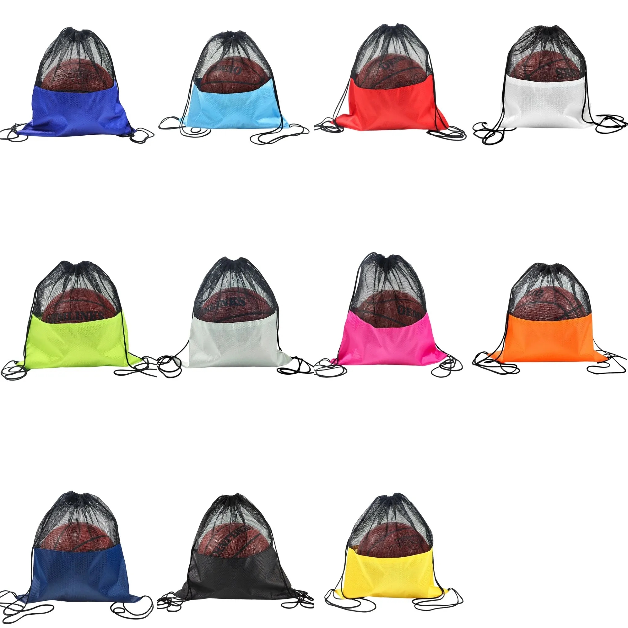 Portable Breathable Waterproof Drawstring Basketball Bag 3