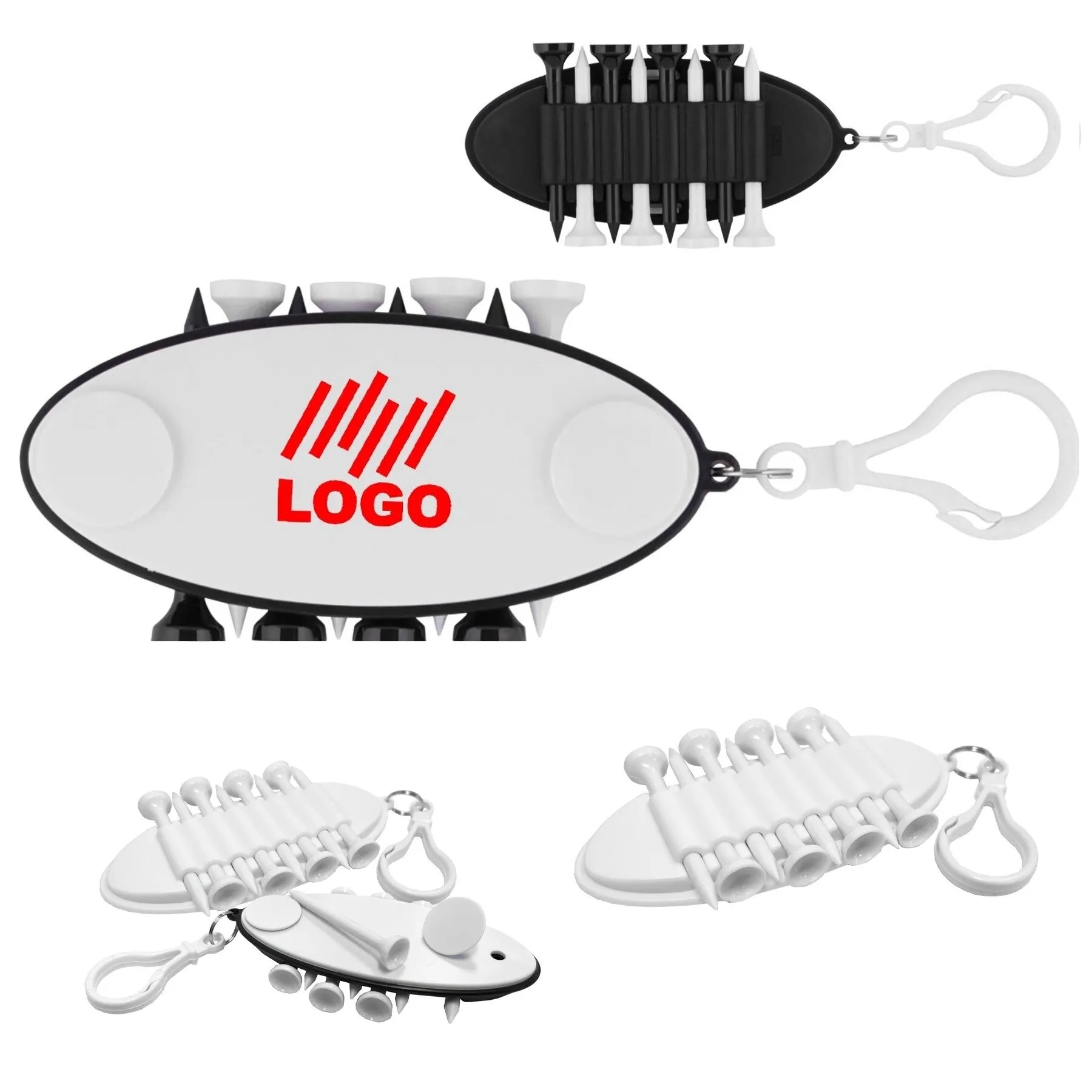 Plastic Golf Tee Holder 4