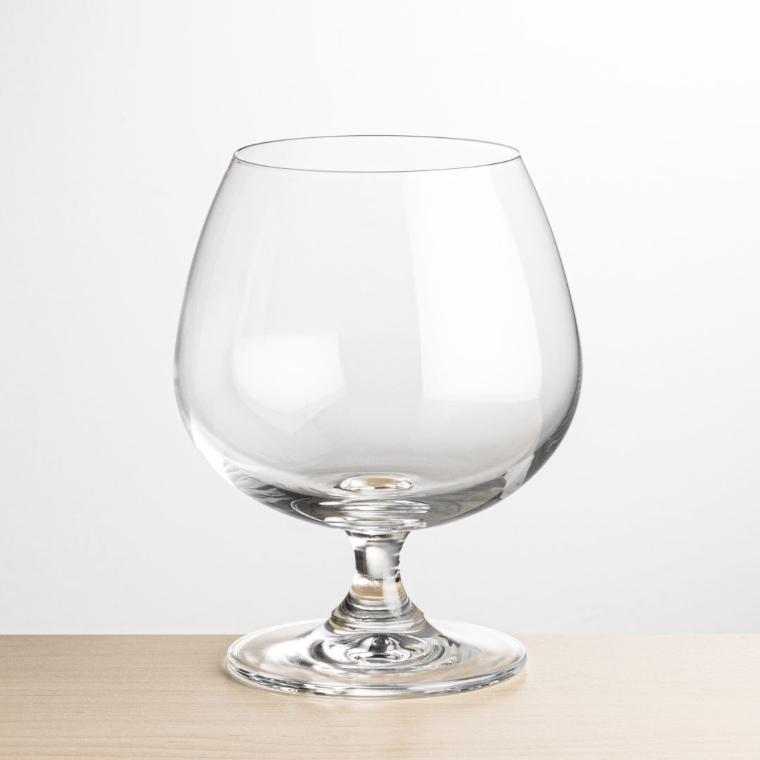 Burlington Brandy - Deep Etch, custom glassware with logo imprint 4