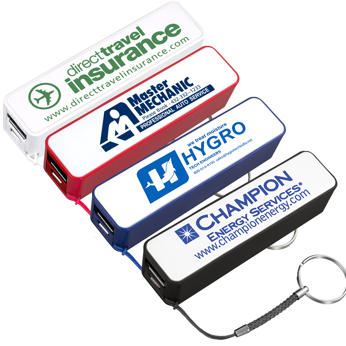 2200 mAh Perfume Power Bank with attached Key Chain 6