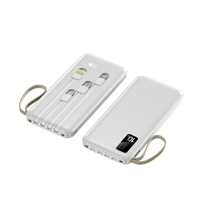 10000 Mah Power Bank W/ 4 Cables 3