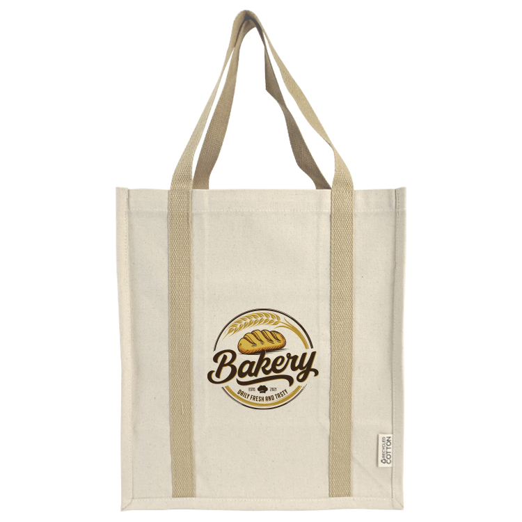Denver Recycled Cotton Two Tone Shopper Tote 3