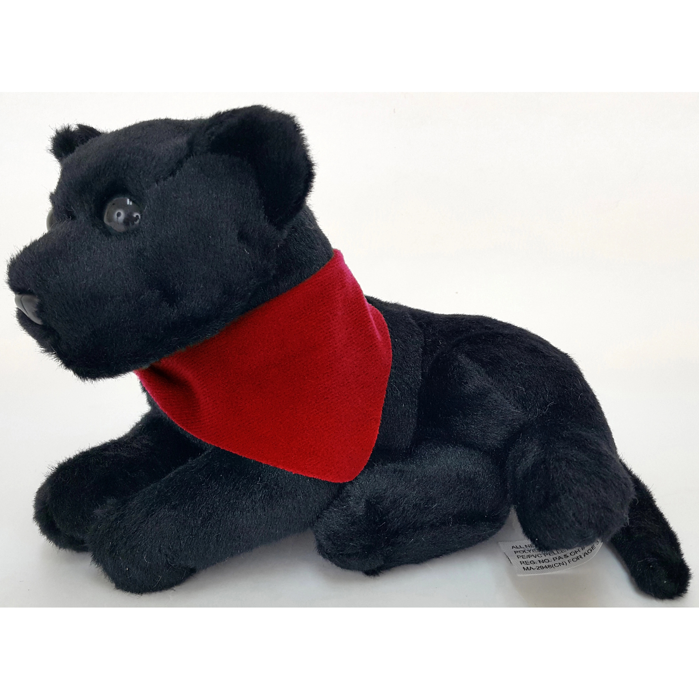 8" Jungle Animals Sitting Black Panther 9