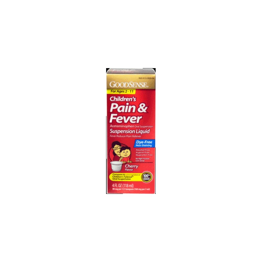 Children's Pain & Fever Suspension - Cherry 4 oz 2