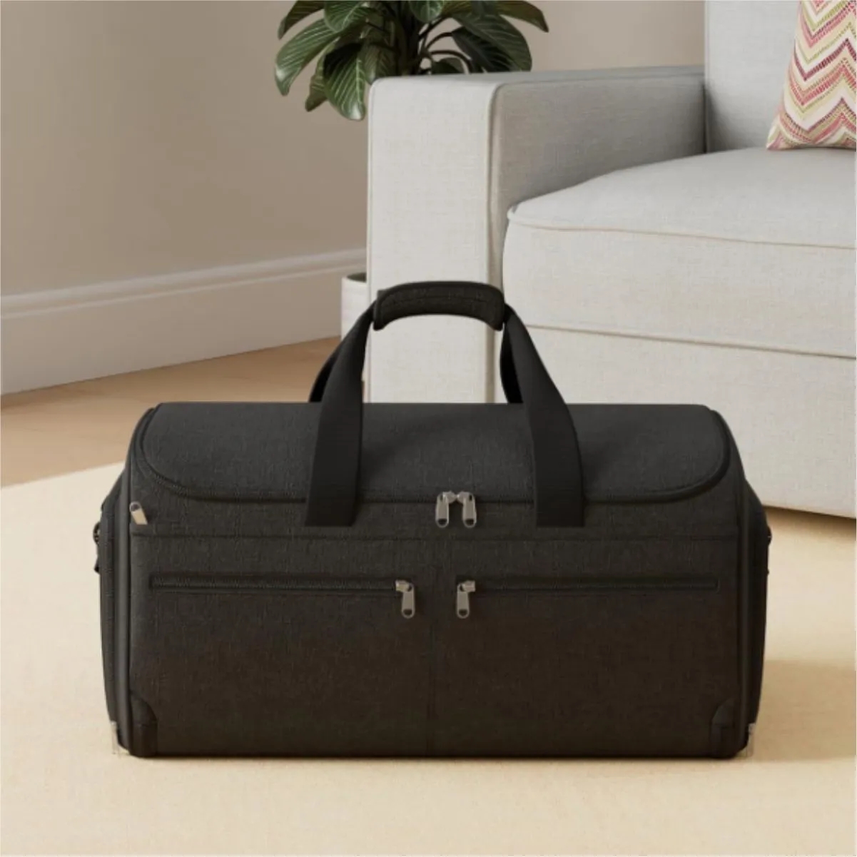 55L Travel & Gym Duffel Bag With Multiple Compartments 7