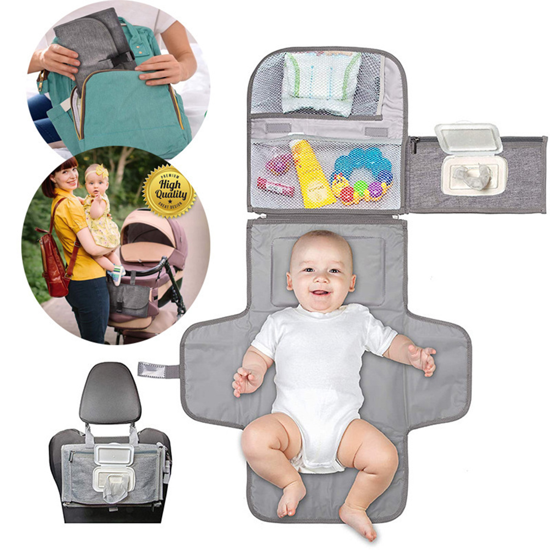Portable Diaper Changing Pad 1