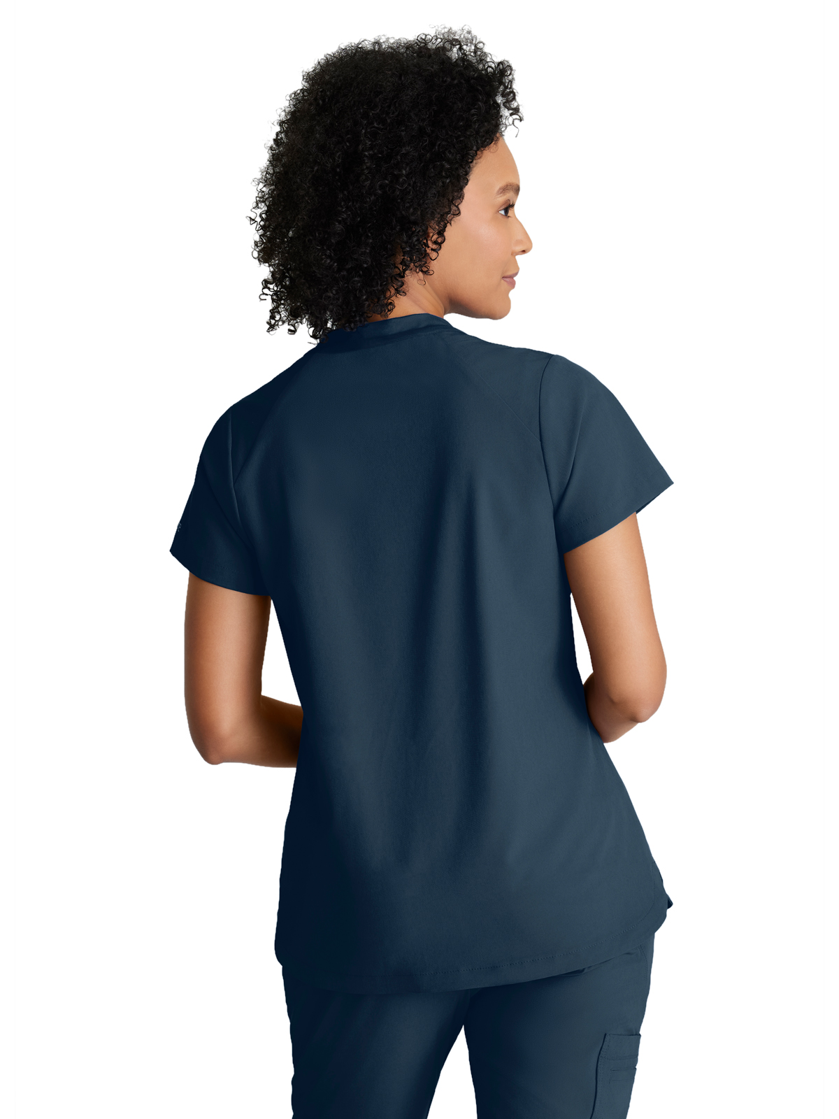 Barco One - Women's Two-Pocket Banded Zip-Collar Flux Scrub Top 8