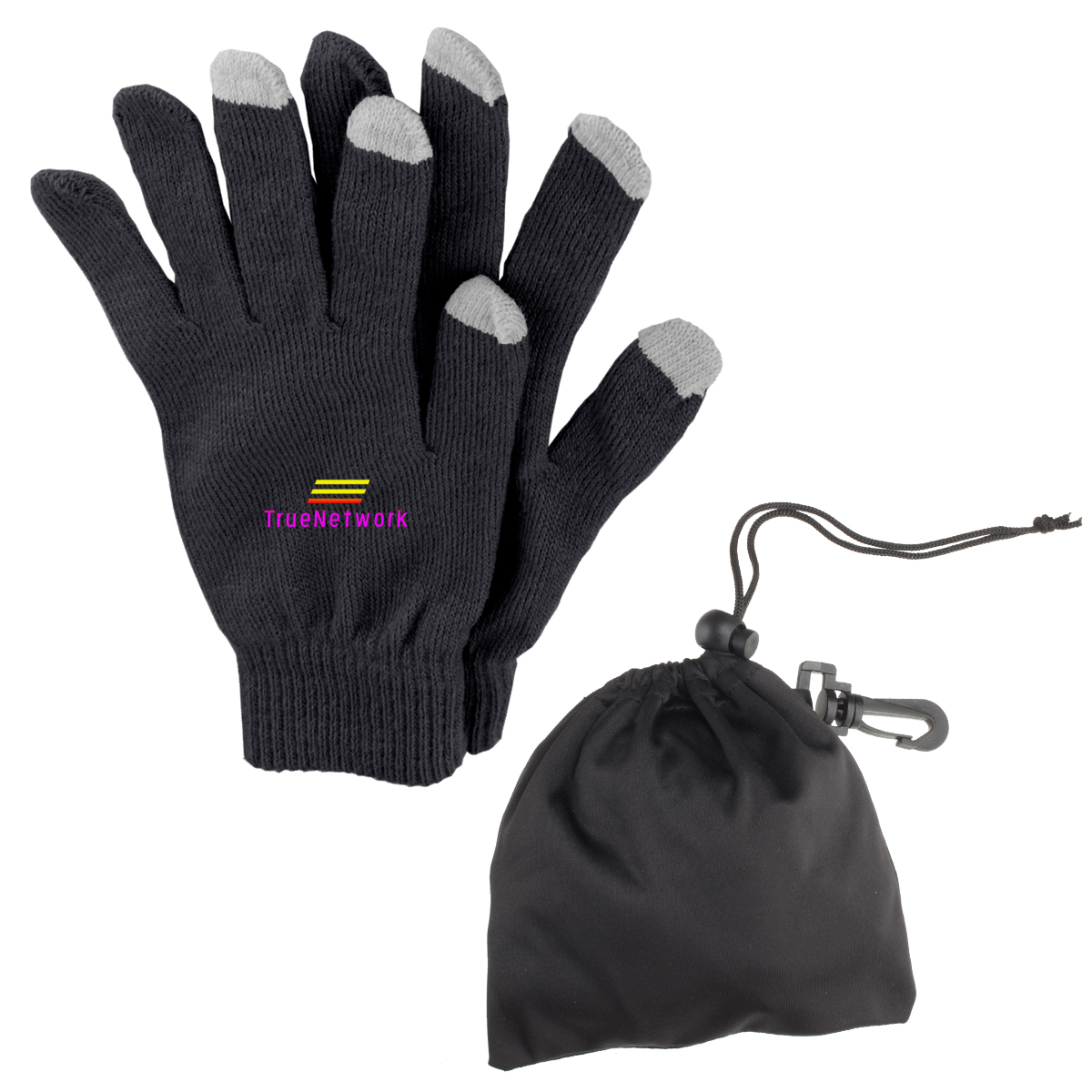 Touch Screen Gloves In Pouch 12