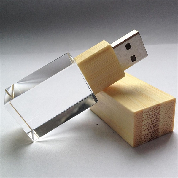 PCB USB Drive with Detachable Transparent-Wood Casing