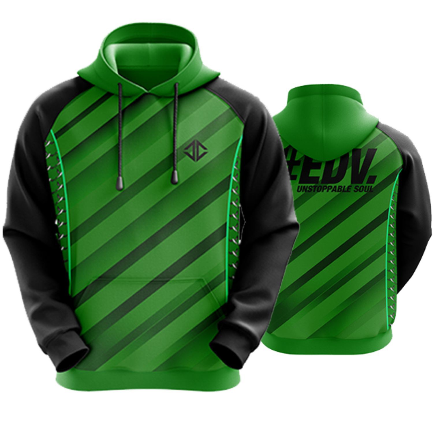 Unisex 310 GSM Interlock Fleece Sublimation Pullover Hoodies w/ Kangaroo Pockets 6