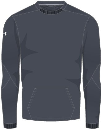 Men's UA CTG Warm-Up Layering Crew, custom hoodie or sweatshirt with logo imprint 10
