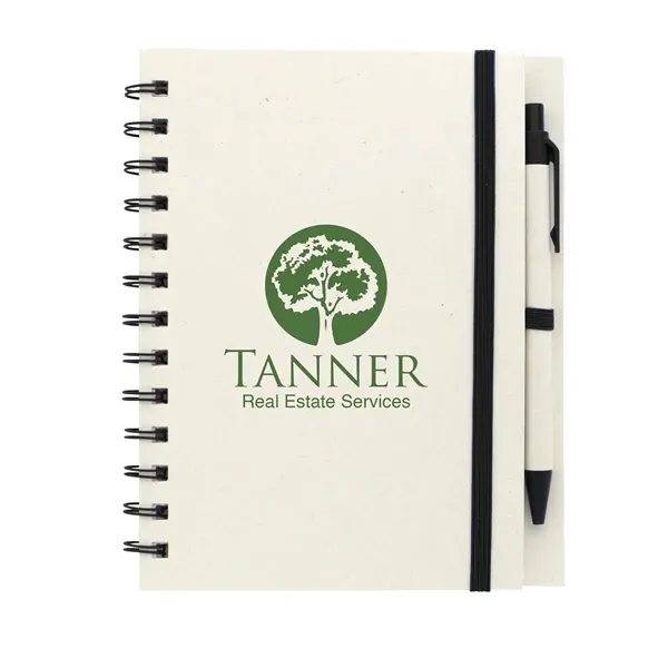 Prairie Fragrant Grass Recycled Spiral Notebook with Pen 5
