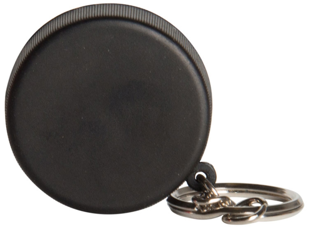 Hockey Puck Stress Reliever Keychain 2