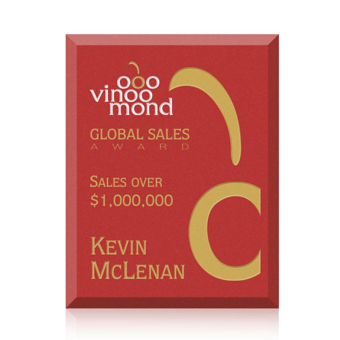 Rollinson Plaque - Red 3