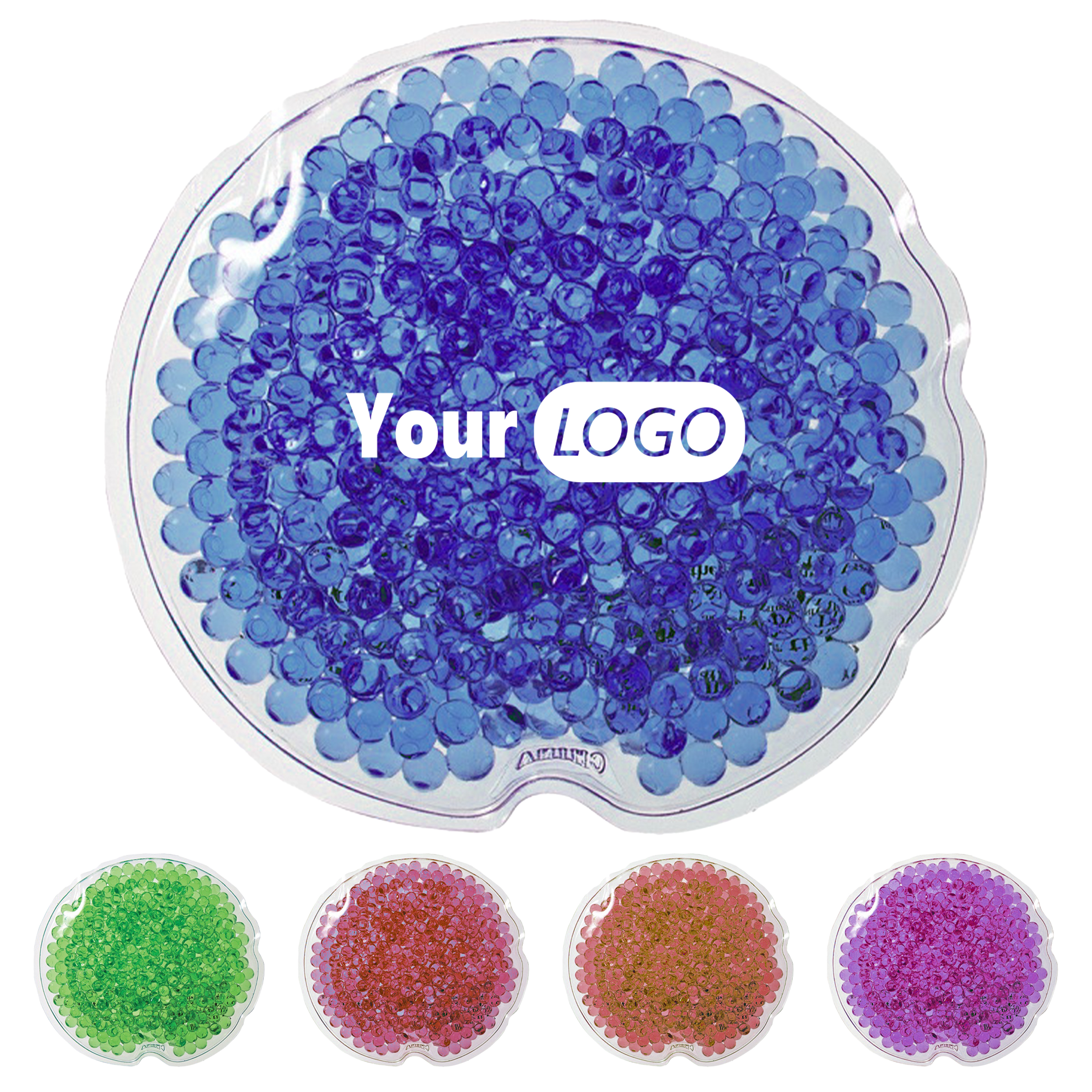 Pvc Compact And Reusable Round Gel Beads Hot/Cold Therapy Pack 1