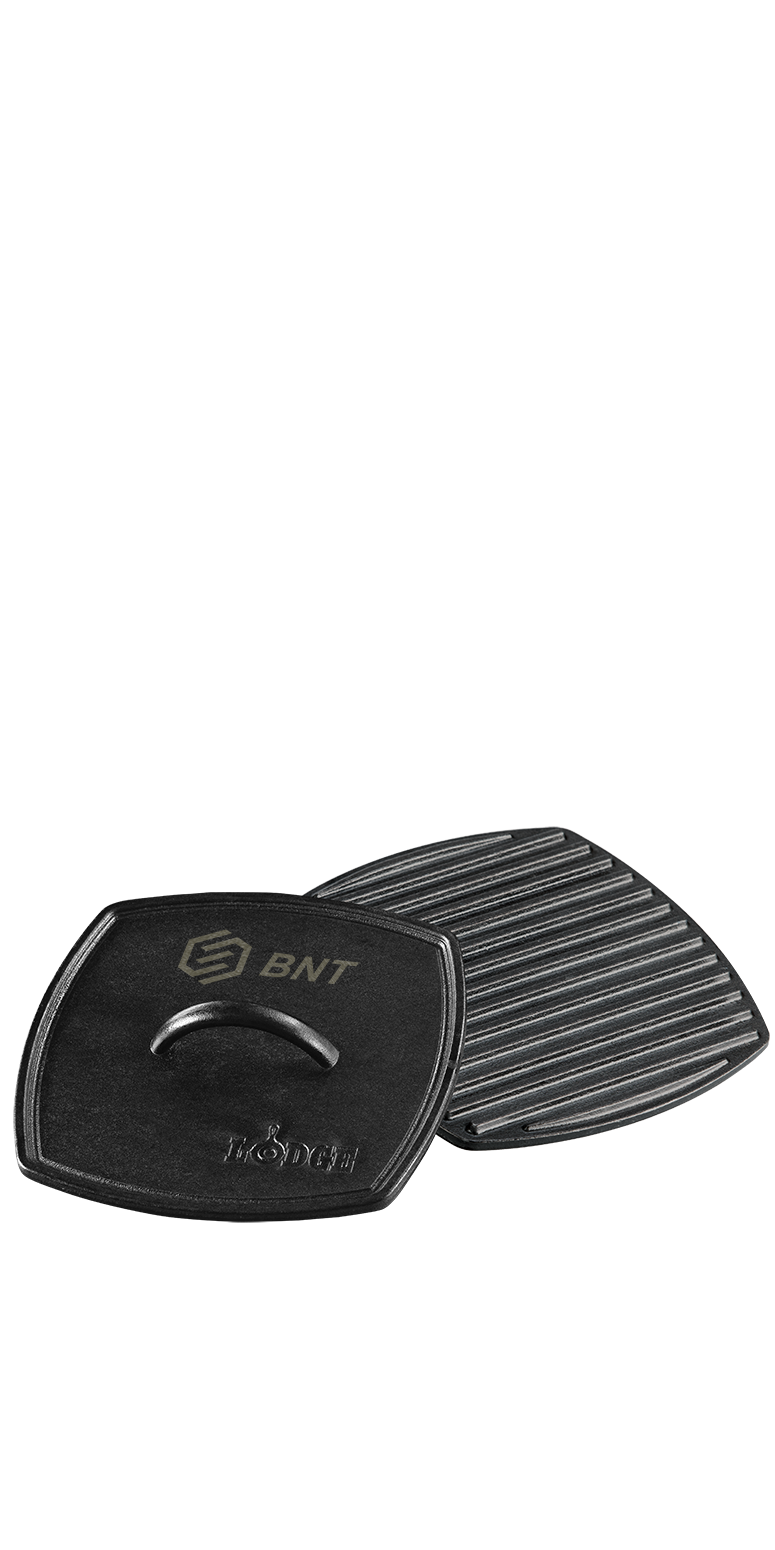 Lodge® 8.25" Cast Iron Panini Press 9