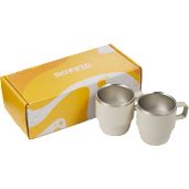 Doppio Stackable Recycled Mug Set 6oz 7