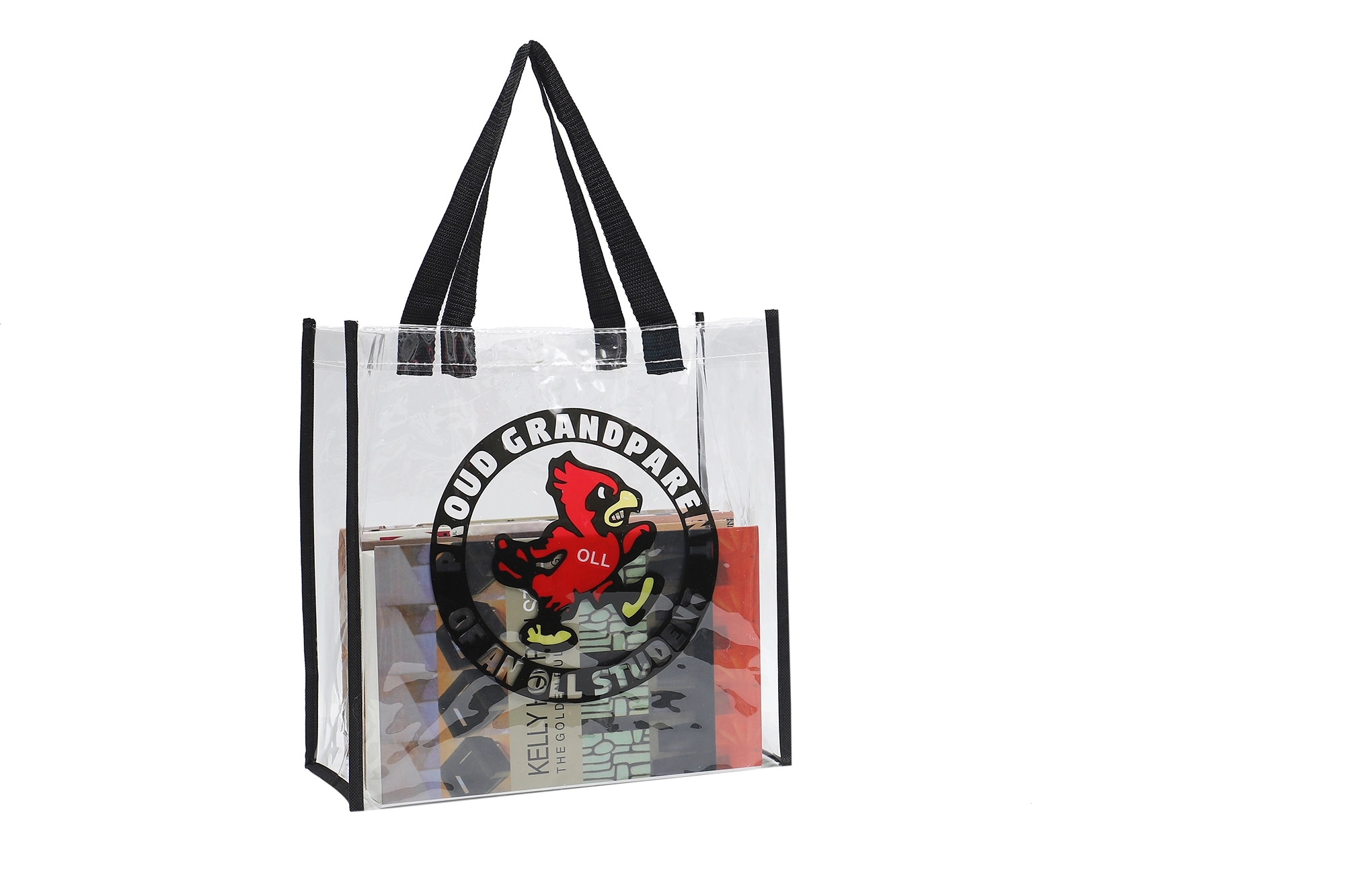 Clear Vinyl Stadium Compliant Tote Bag 1
