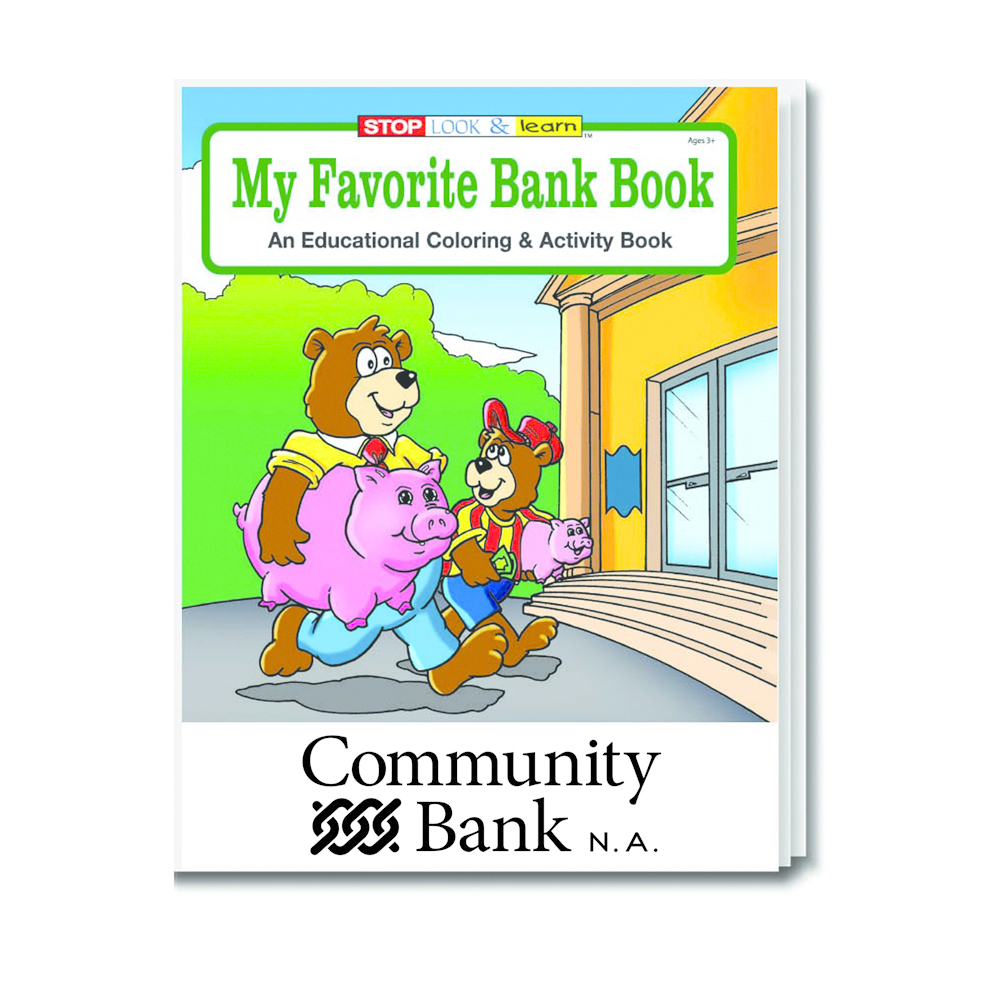 My Favorite Bank Book Coloring Book