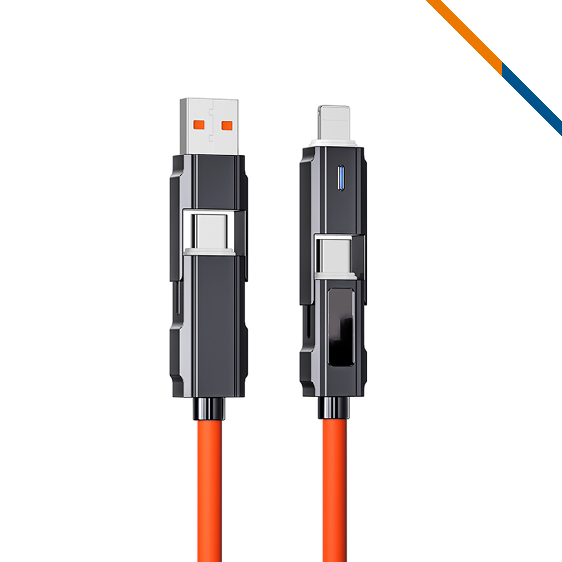 VoltFlow 4in1 Fast Charging Data Transfer Cable 11