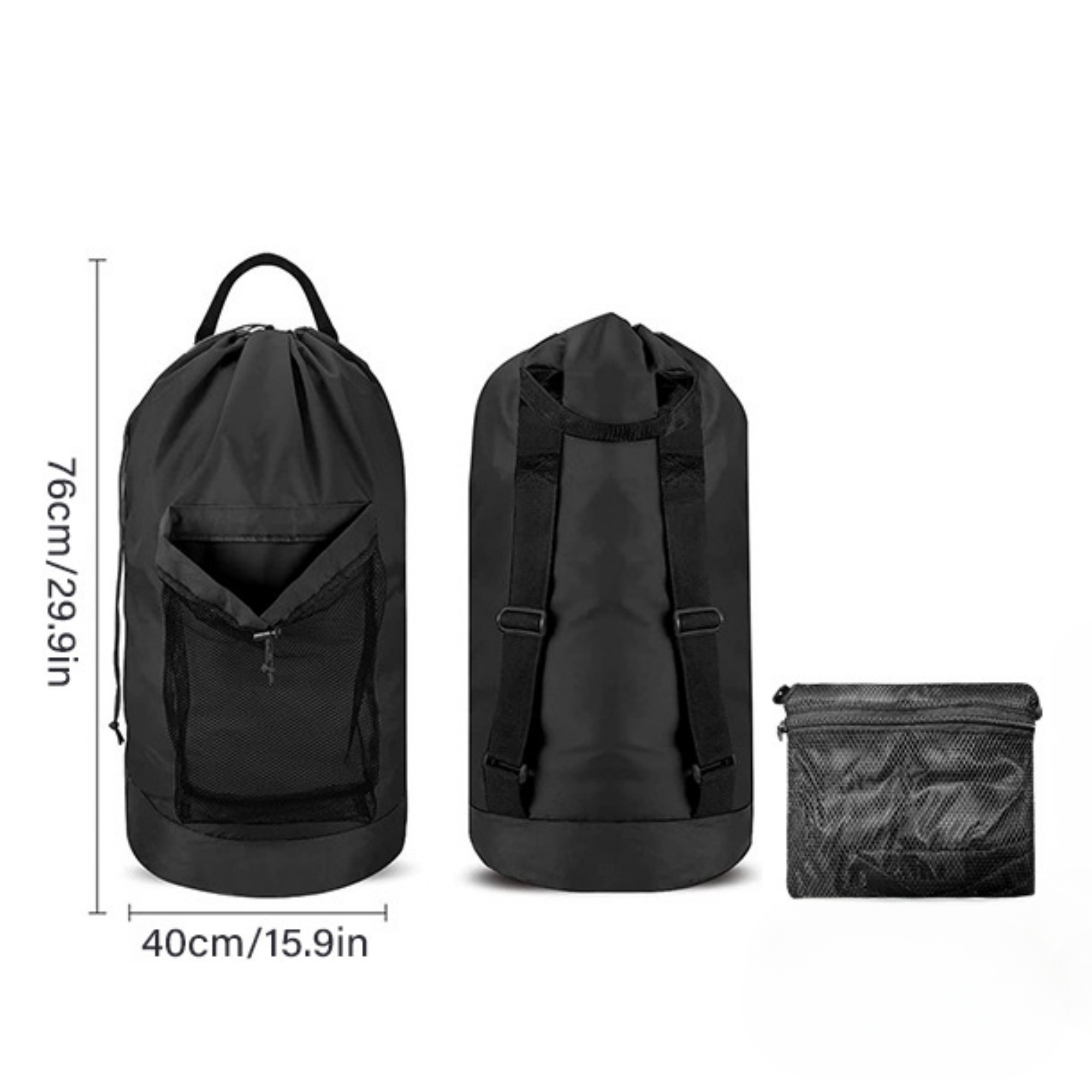 Oxford Laundry Bag Backpack 4