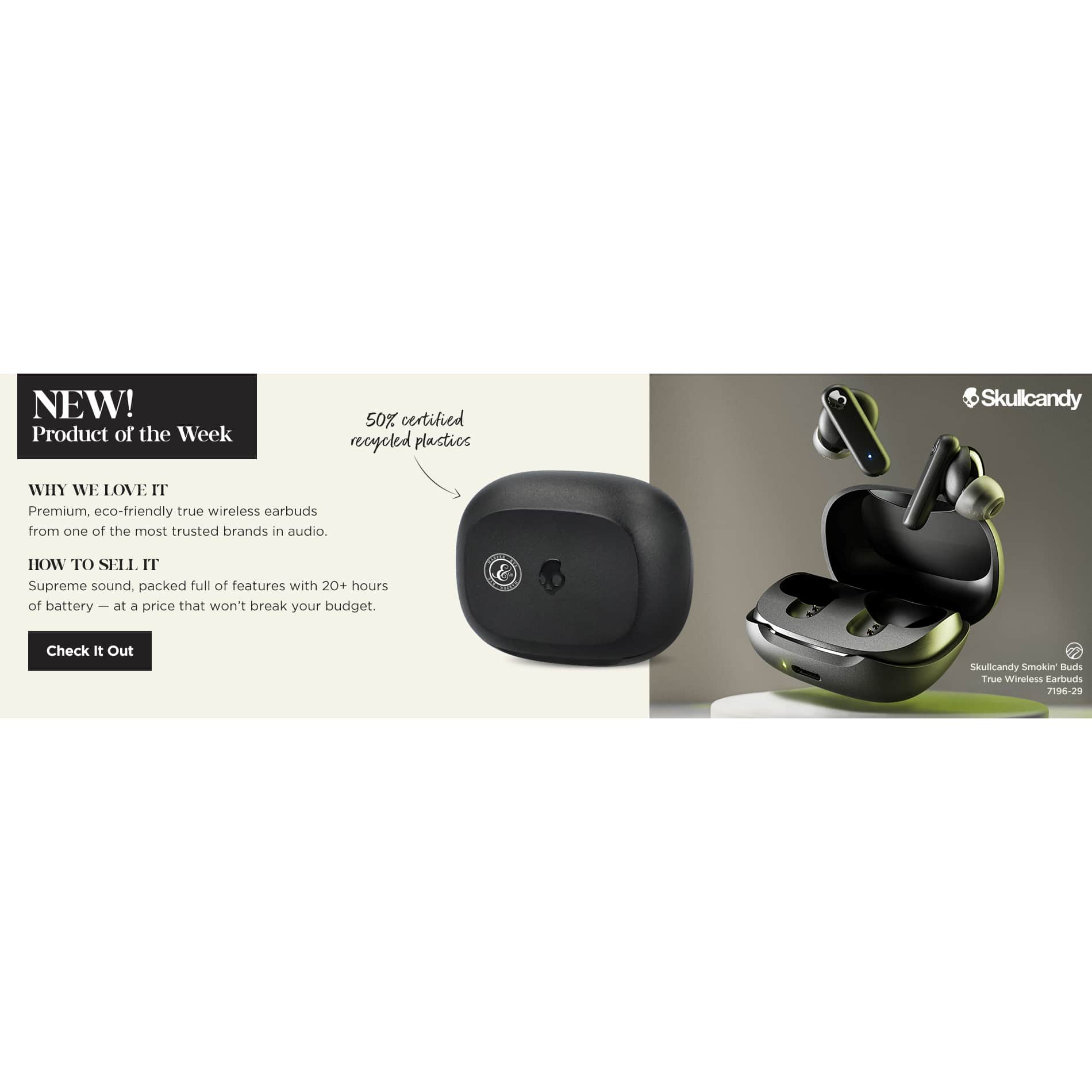 Skullcandy Smokin' Buds True Wireless Earbuds 40