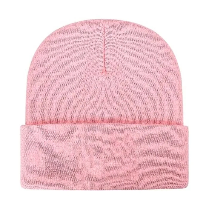 12" Long Knit Beanie with Cuff 12