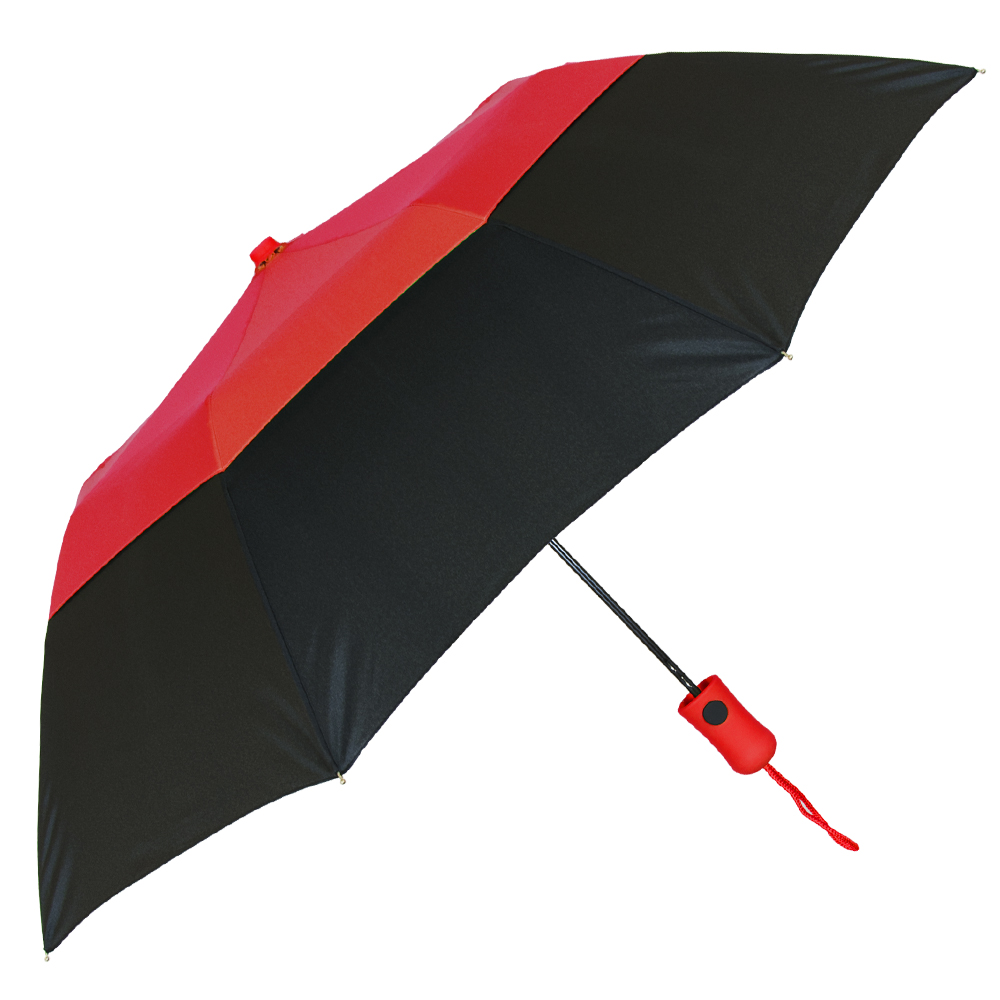 The Vented Color Crown Folding Umbrella