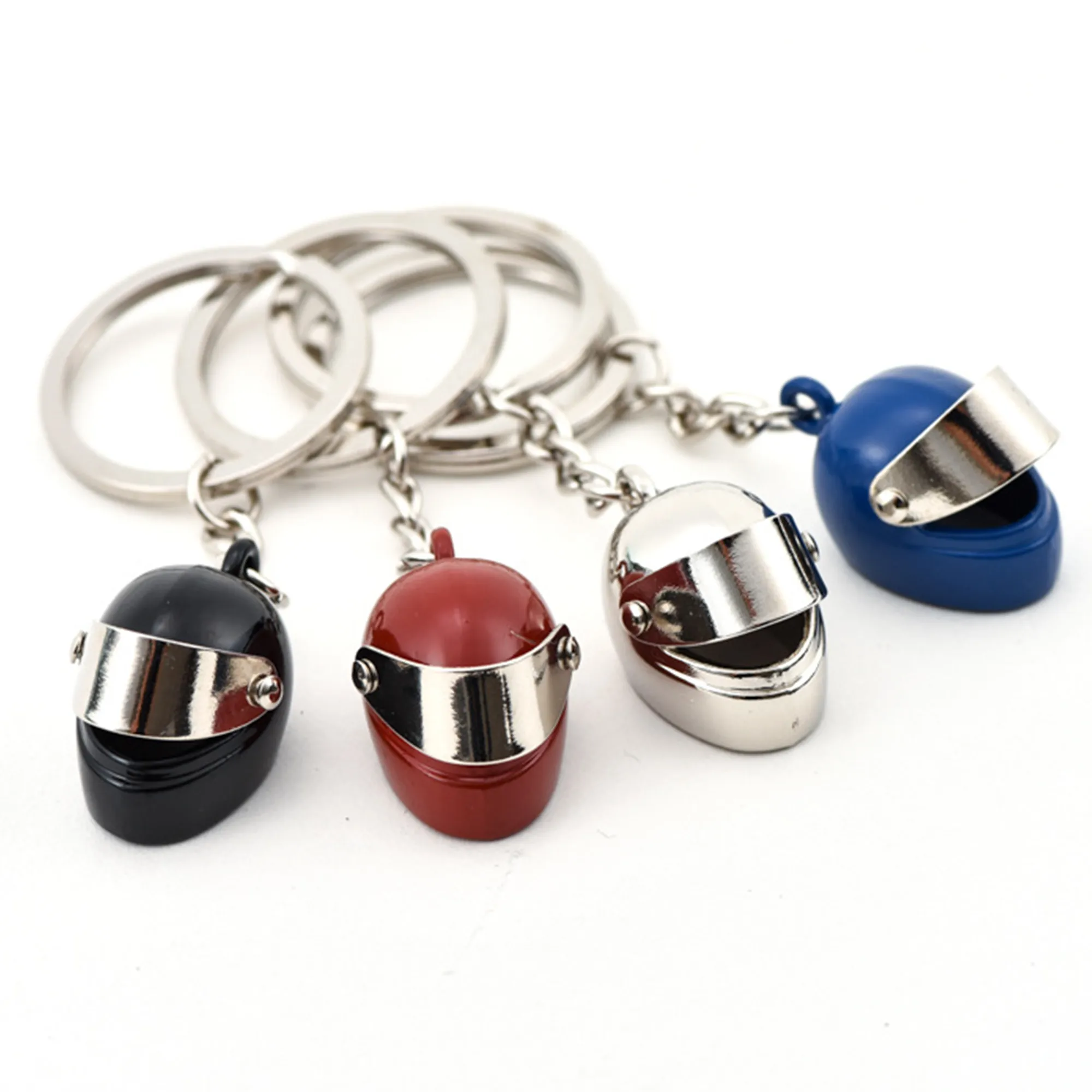 Custom Logo Motorcycle Helmet Keychain Gifts