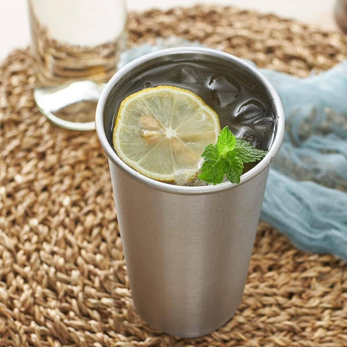 12/17Oz. Stainless Steel Drinking Cup Beer Tumblers 6