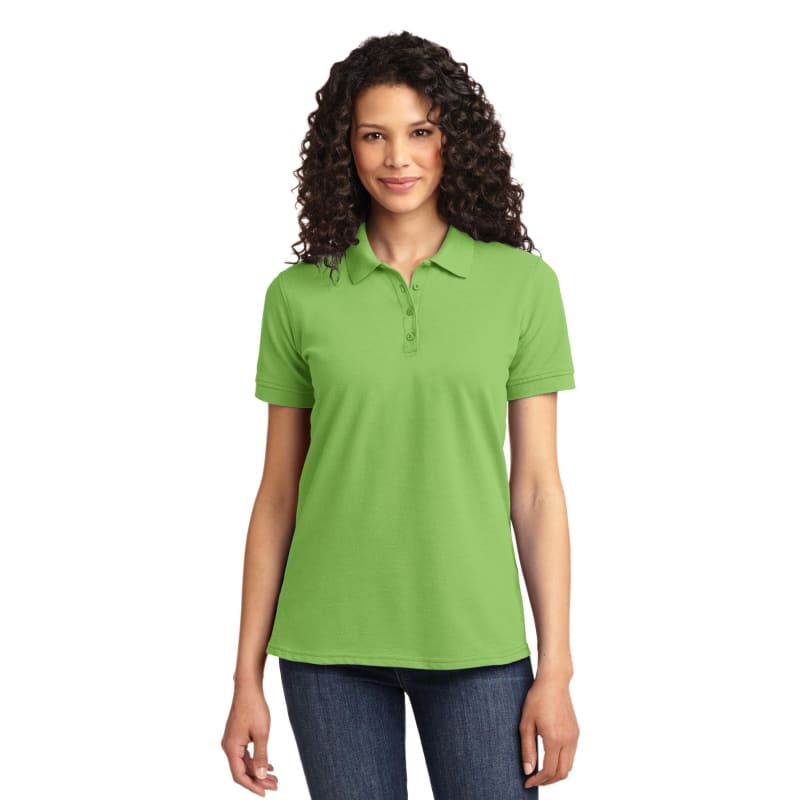 Port & Company Women's Core Blend Pique Polo. 95