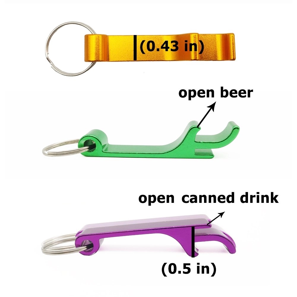 Beer Bottle Opener Versatile Portable Key Chain 3