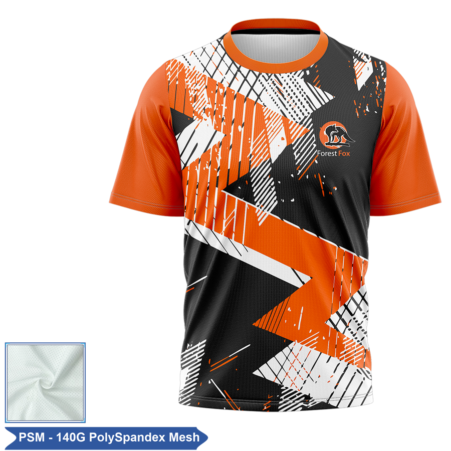 Unisex & Kids' Sublimation 140G Mesh Short Sleeve T-Shirt 4