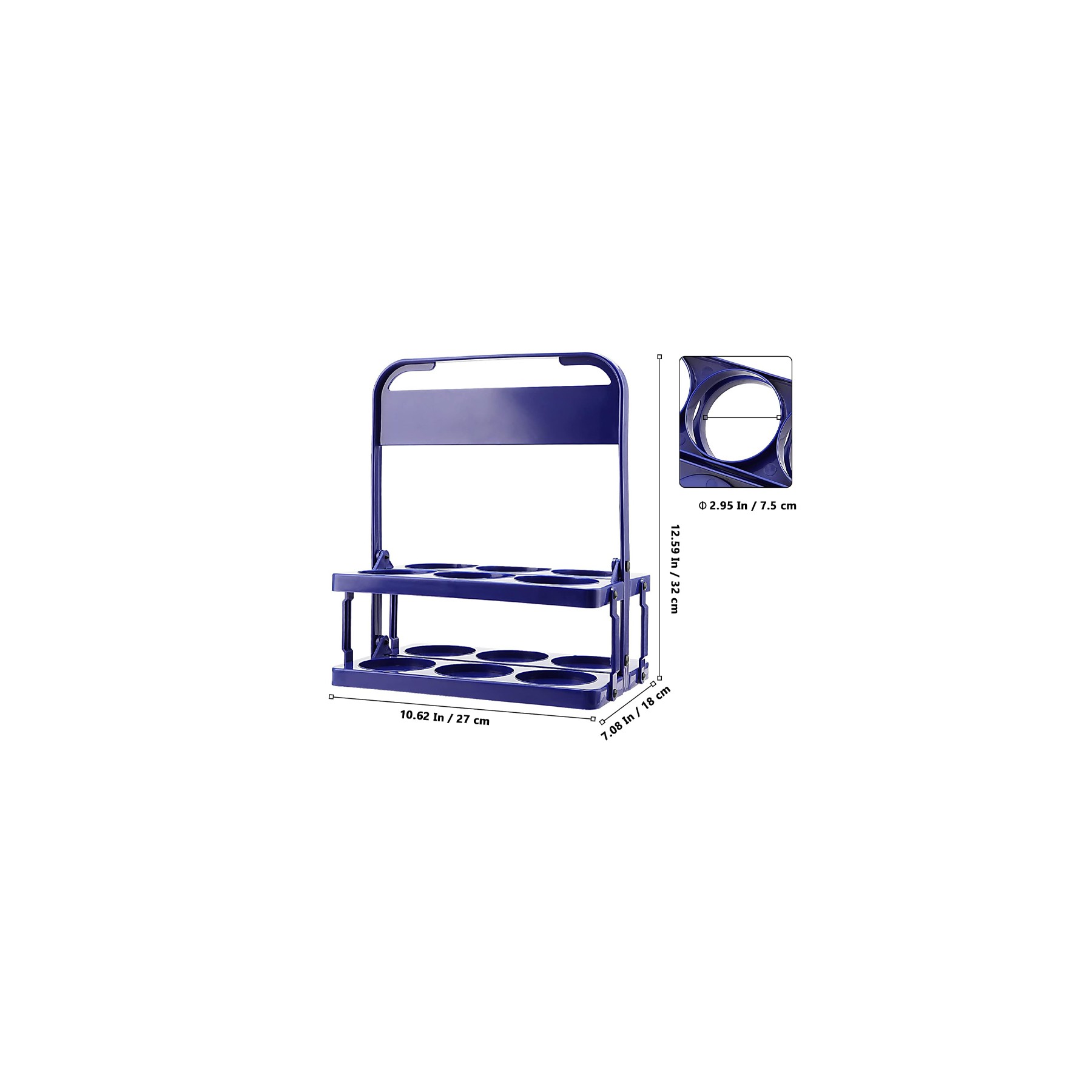 Foldable Cup Holder with Handle 2